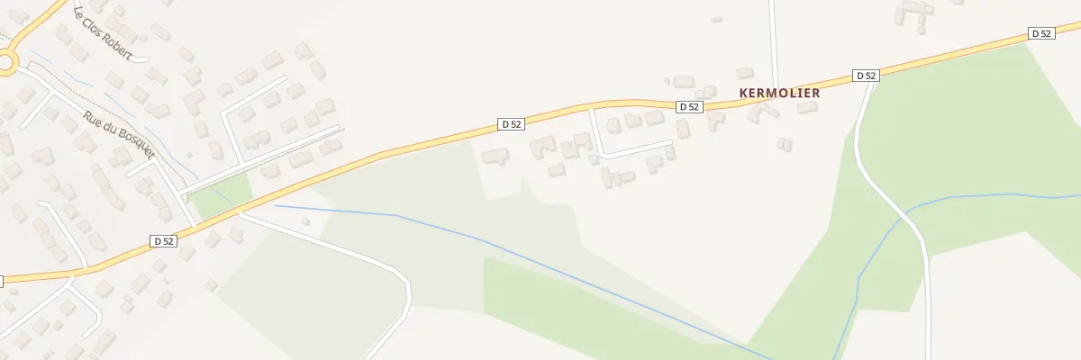 Plan du 3 Kermolier à Saint-Molf