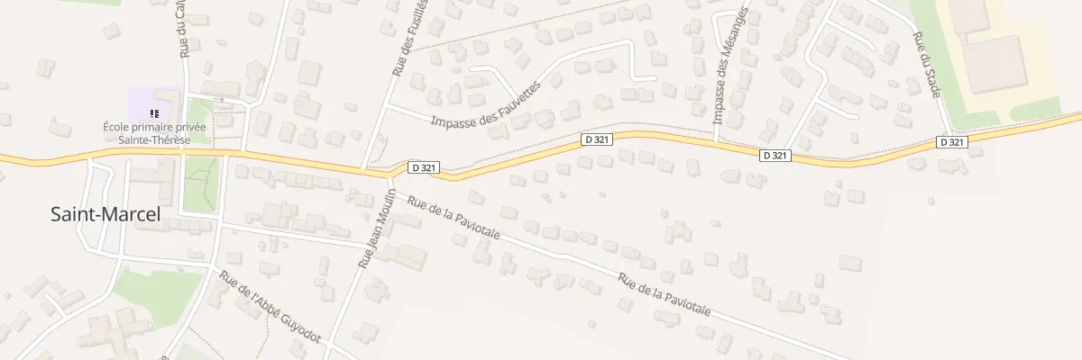 Plan du 6 Rue du Général de Gaulle à Saint-Marcel