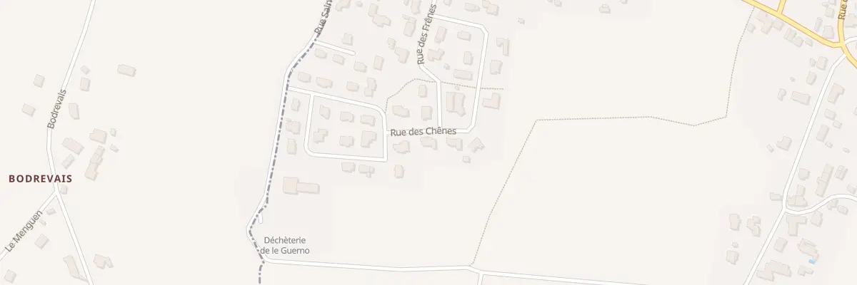 Plan du 17 Rue Chenes au Guerno