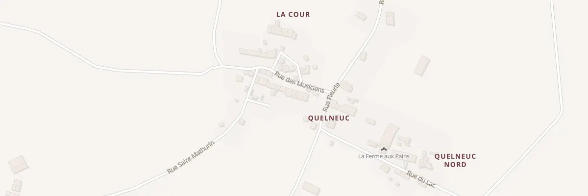Plan du 6094 Quelneuc à Taupont