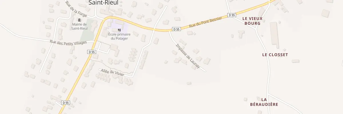 Plan du 2 Imp de Launay à Saint-Rieul