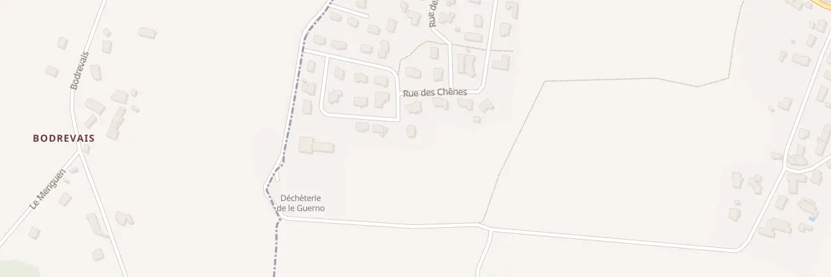 Plan du 12 Rue Tilleuls au Guerno