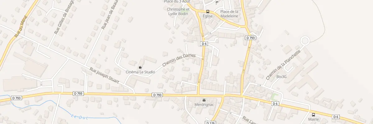Plan du 3 Che des Dames à Merdrignac