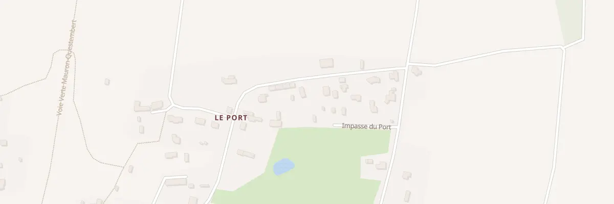 Plan du 16 Le Port à Molac