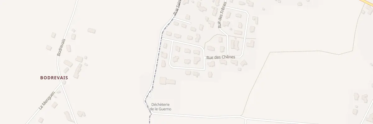 Plan du 3 Rue Tilleuls au Guerno