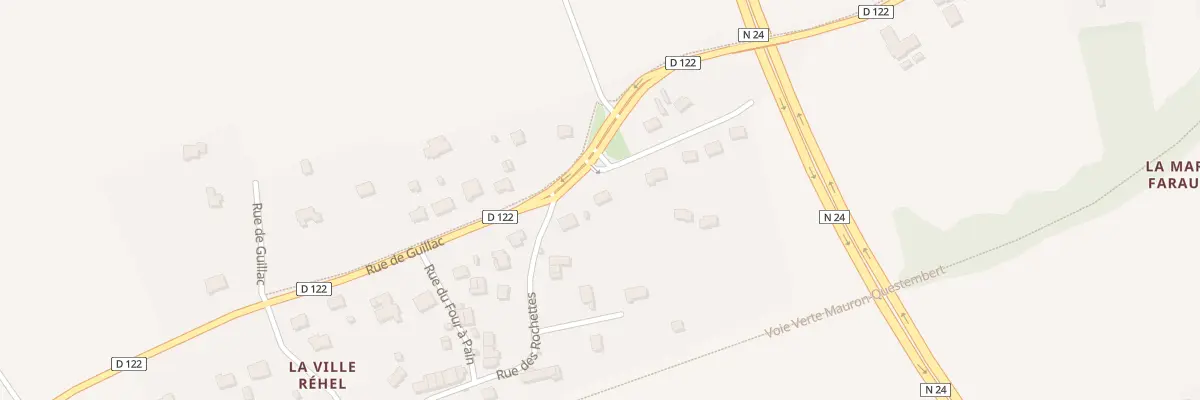 Plan du 2 Imp du Capitaine Morfouace à Ploërmel