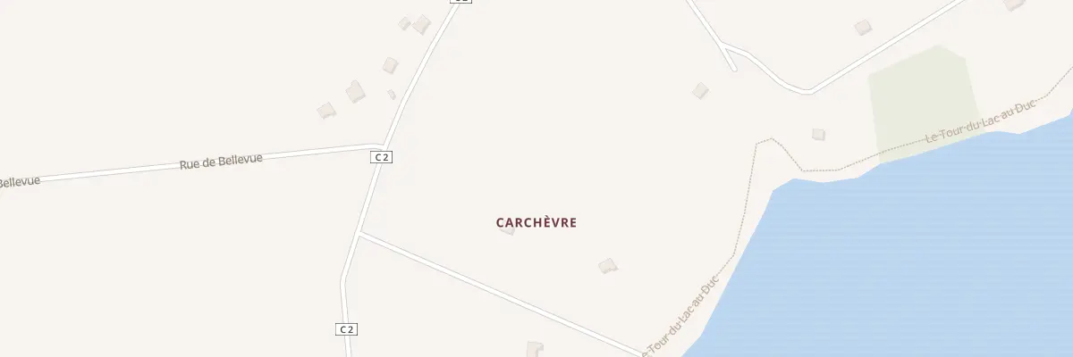 Plan du 5 Carchevre à Taupont