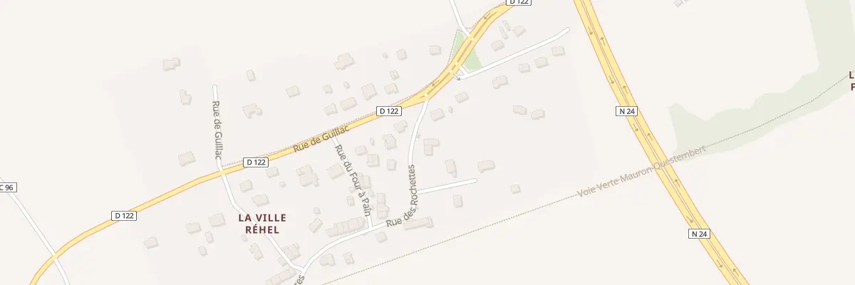 Plan du 3 Rue des Rochettes à Ploërmel