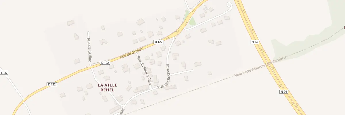 Plan du 5 Rue des Rochettes à Ploërmel