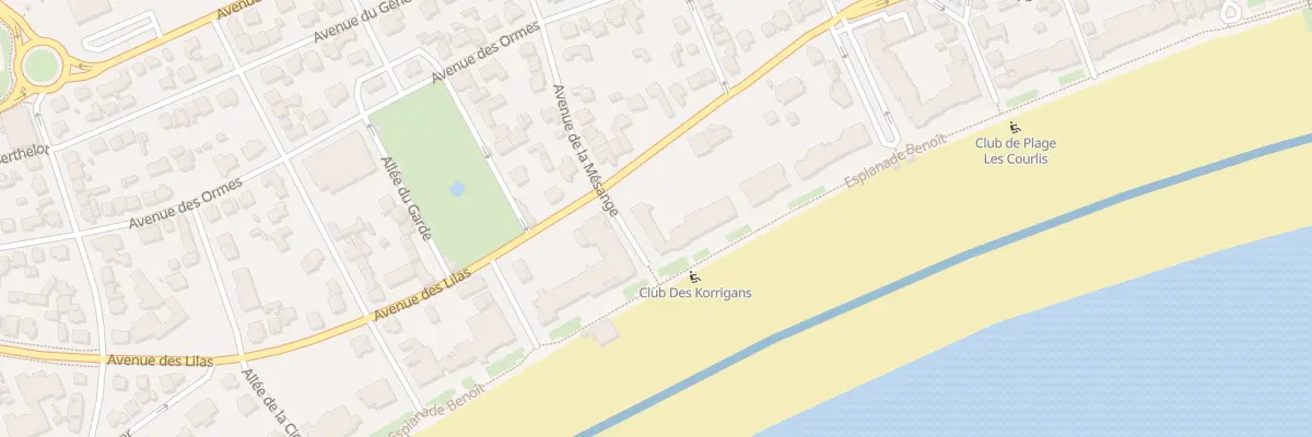 Plan du 62 Av des Lilas à La Baule-Escoublac