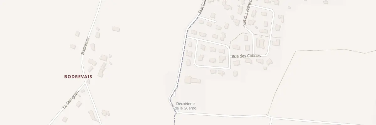 Plan du 6 Rue Tilleuls au Guerno
