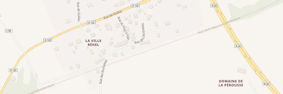 Plan du 17 Rue des Rochettes à Ploërmel
