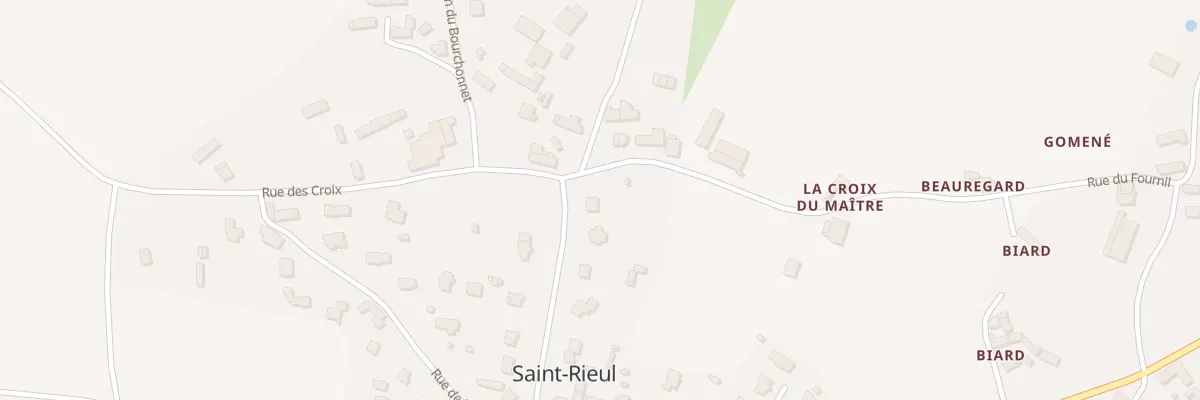 Plan du 10 Rue du Bourgneuf à Saint-Rieul