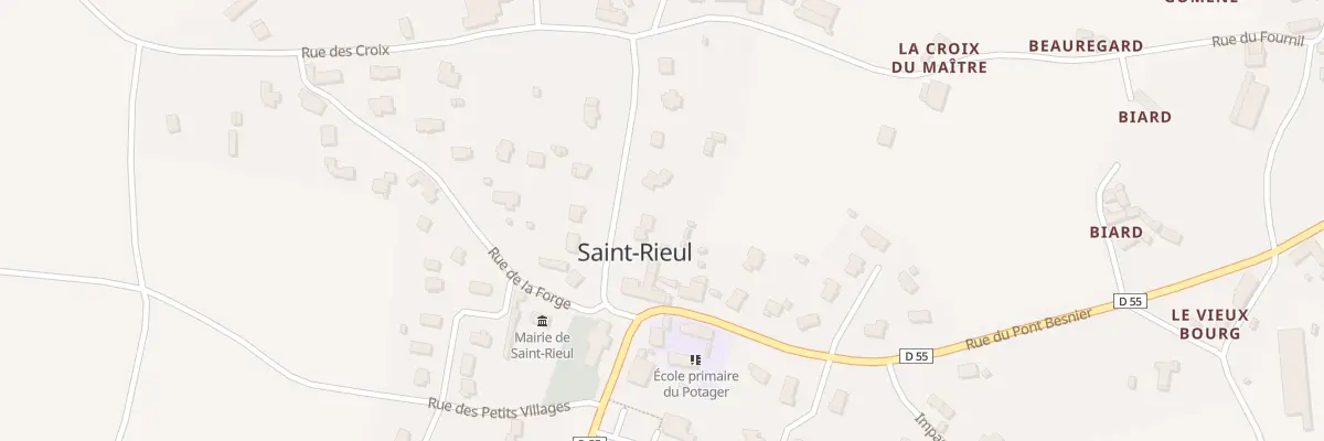 Plan du 2 Rue du Bourgneuf à Saint-Rieul