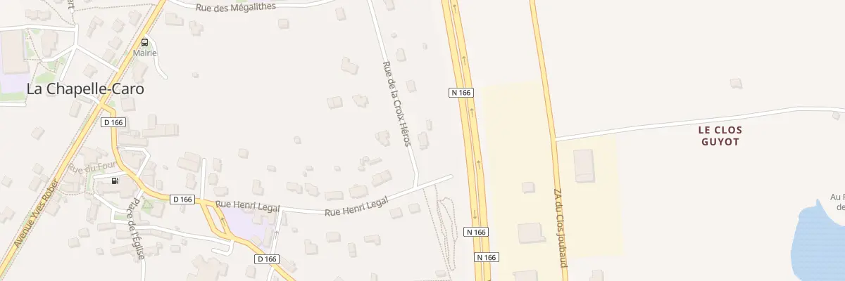 Plan du 2 Rue de la Croix Héros à Val d’Oust