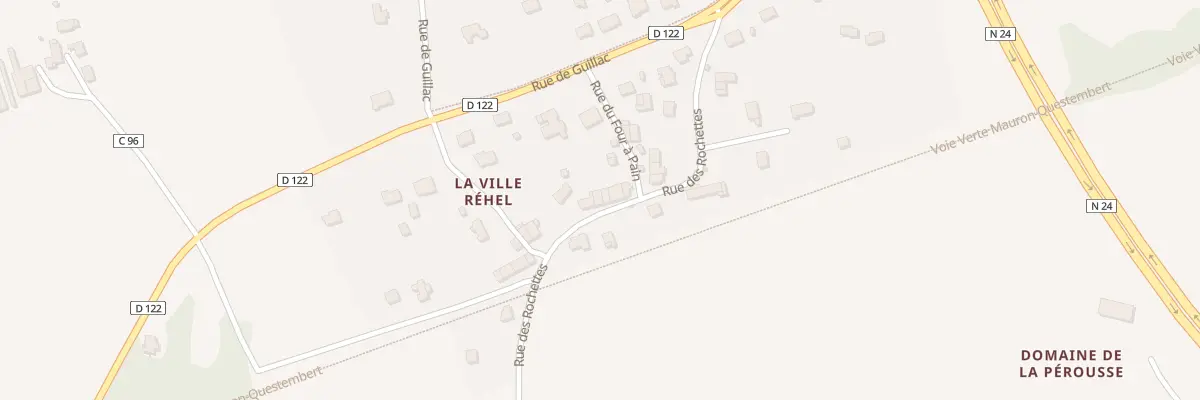 Plan du 14 Rue des Rochettes à Ploërmel
