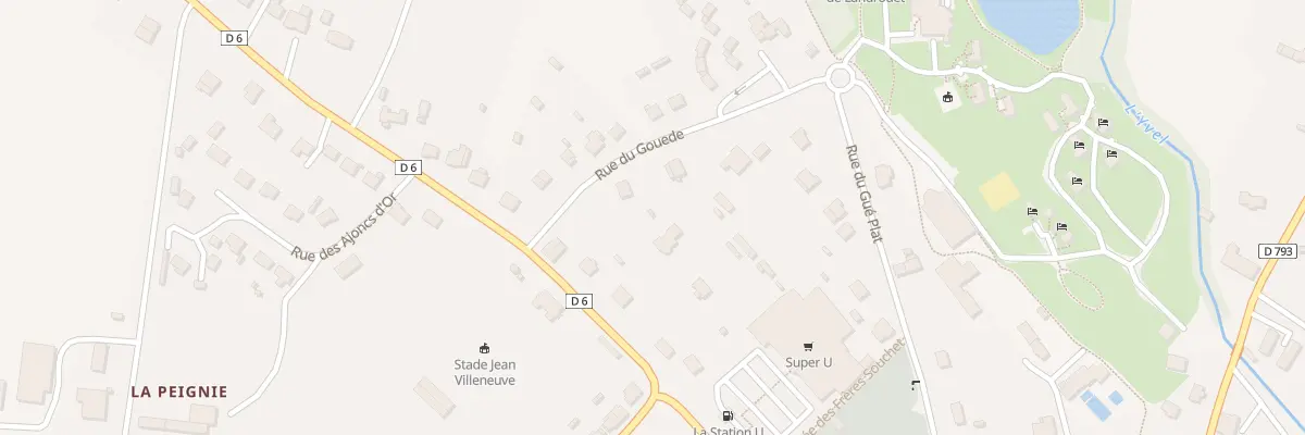 Plan du 26 Rue du Chanoine Le Texier à Carnoët