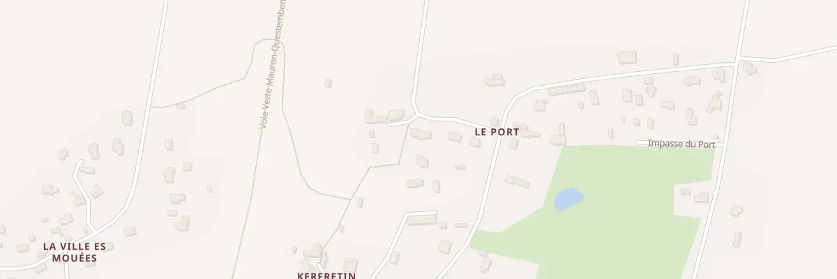 Plan du 4 Kerdano à Molac