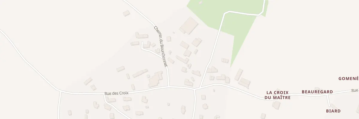 Plan du 2 Che du Bourchonnet à Saint-Rieul