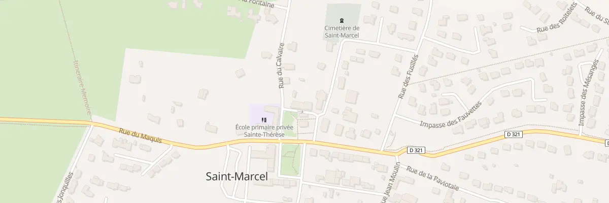 Plan du 4 Rue de l’Ecole à Saint-Marcel