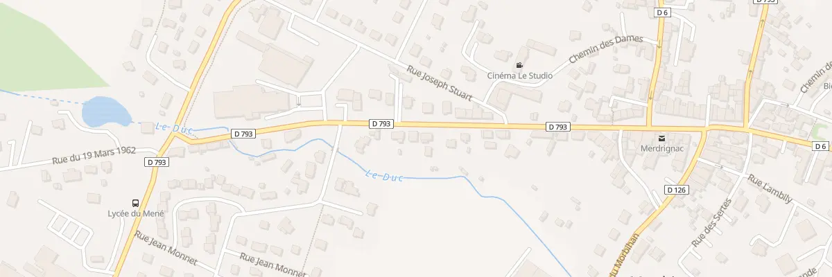 Plan du 37 Rue Nationale à Merdrignac