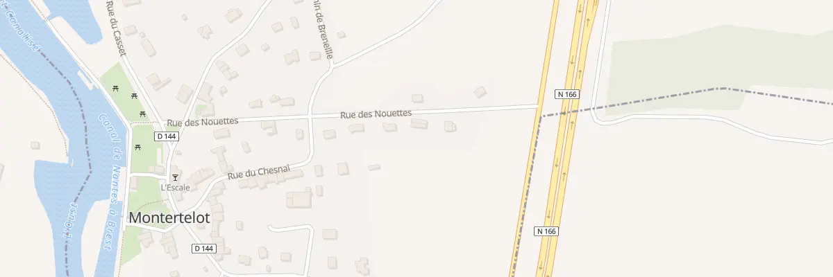 Plan du 10 Rue des Nouettes à Montertelot