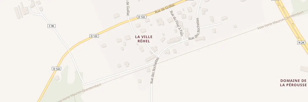 Plan du 22 Rue des Rochettes à Ploërmel