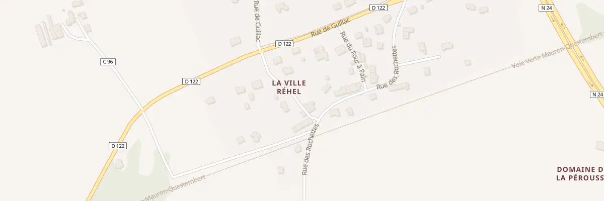 Plan du 20 Rue des Rochettes à Ploërmel