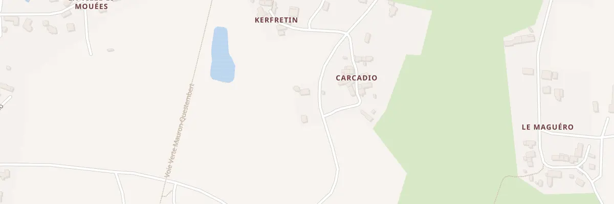 Plan du 4 Carcadio à Molac