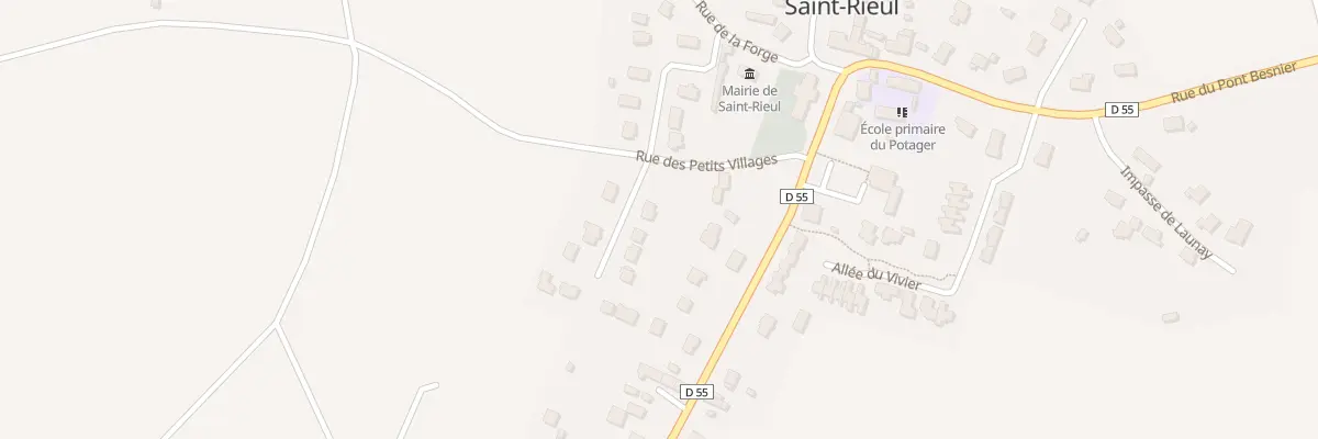 Plan du 3 All de la Ville Orieux à Saint-Rieul