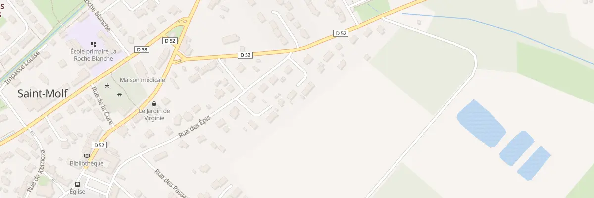 Plan du 7 Imp Ajoncs à Saint-Molf