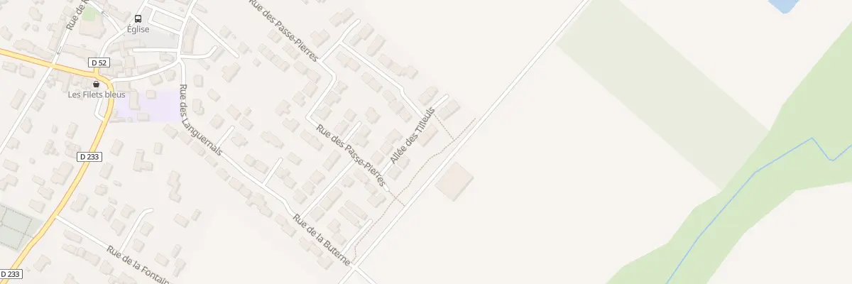 Plan du 8 All des Tilleuls à Saint-Molf