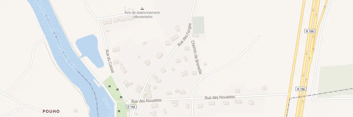 Plan du 12 Rue des Forges à Montertelot