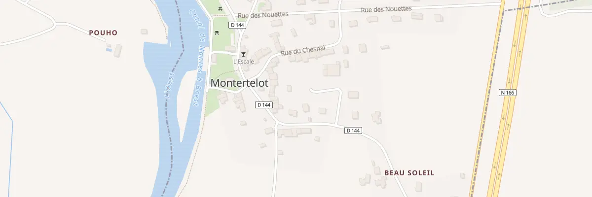 Plan du 17 Rue de l’Oust à Montertelot
