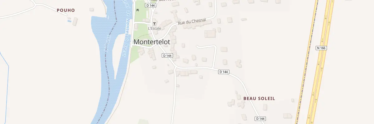 Plan du 2 Rue des Barres à Montertelot