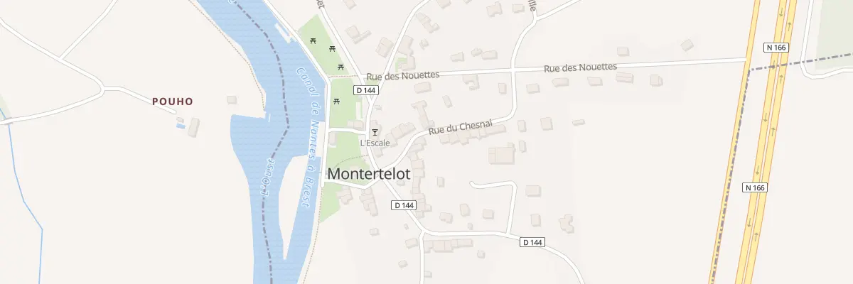 Plan du 6 Rue du Chesnai à Montertelot
