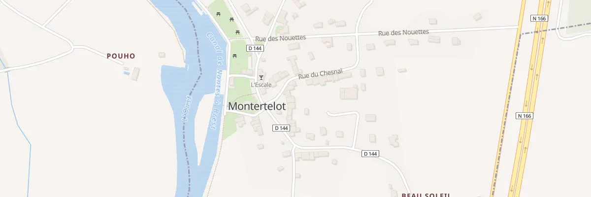 Plan du 9 Rue de l’Oust à Montertelot