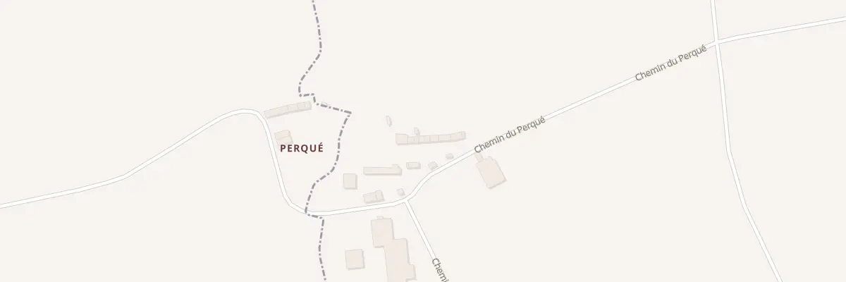 Plan du 3 Perqué à Brignac