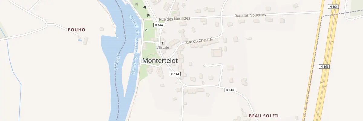 Plan du 11 Rue de l’Oust à Montertelot