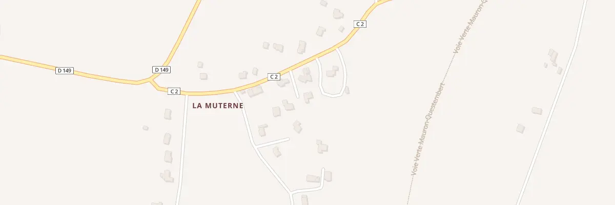 Plan du 10 La Muterne à Molac