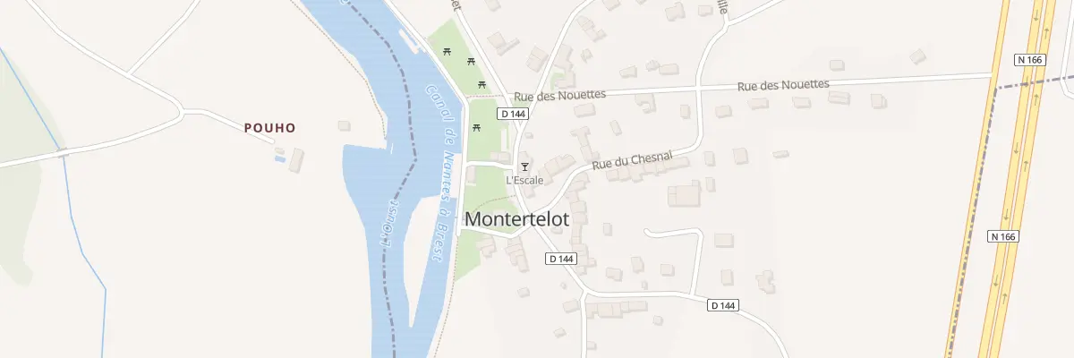 Plan du 1 Rue du Chesnai à Montertelot
