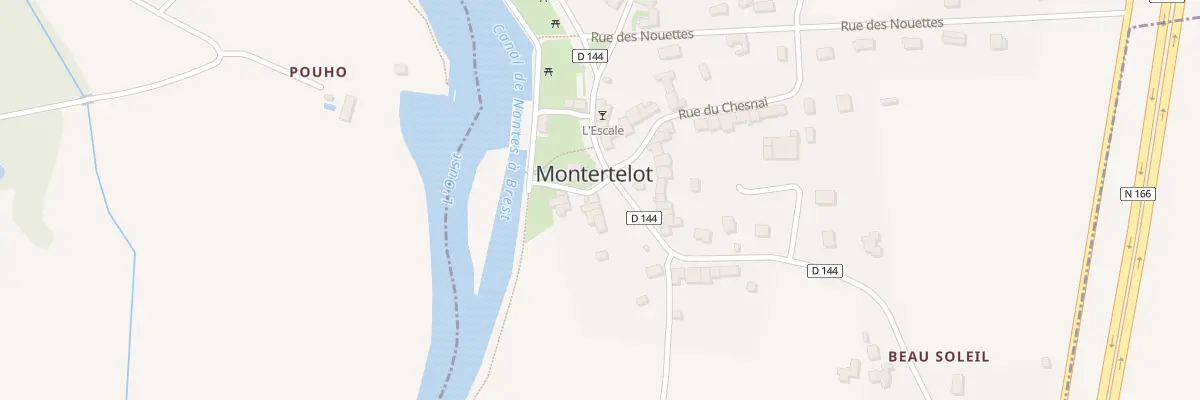 Plan du 8 Rue de l’Oust à Montertelot