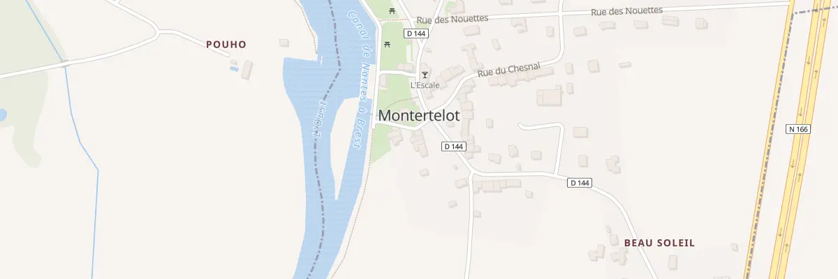 Plan du 10 Rue de l’Oust à Montertelot