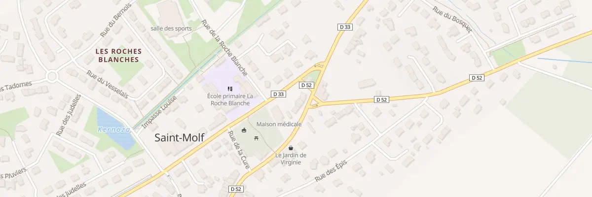 Plan du 5280 Kervocadet à Saint-Molf