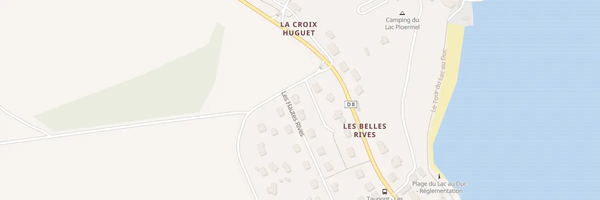 Plan du 8 Les Hautes Rives à Taupont