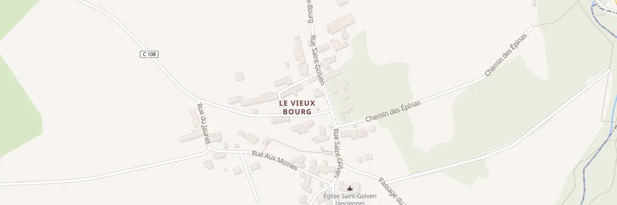 Plan du 5317 Vieux Bourg à Taupont