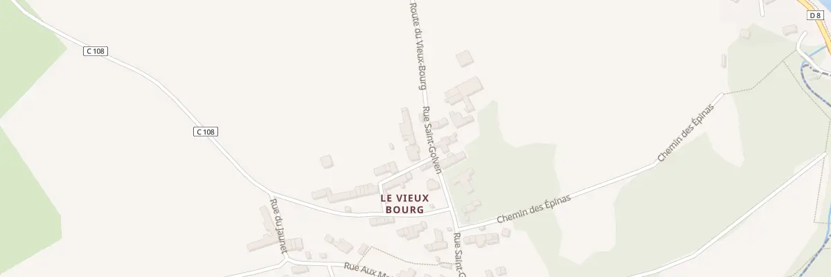 Plan du 6 Rue Saint Golven à Taupont