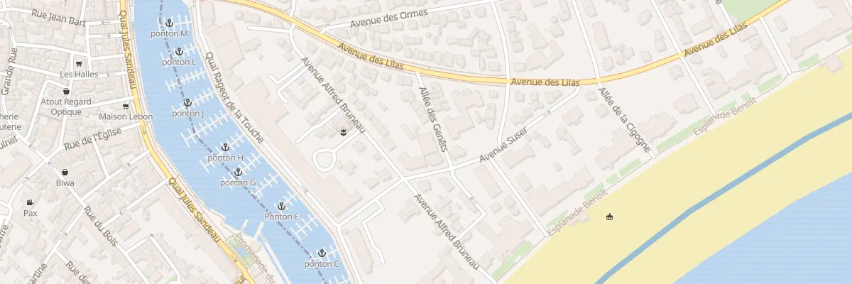 Plan du 3 Av des Genêts à La Baule-Escoublac