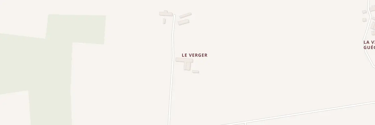 Plan du 5210 La Ville au Tenou à Guilliers
