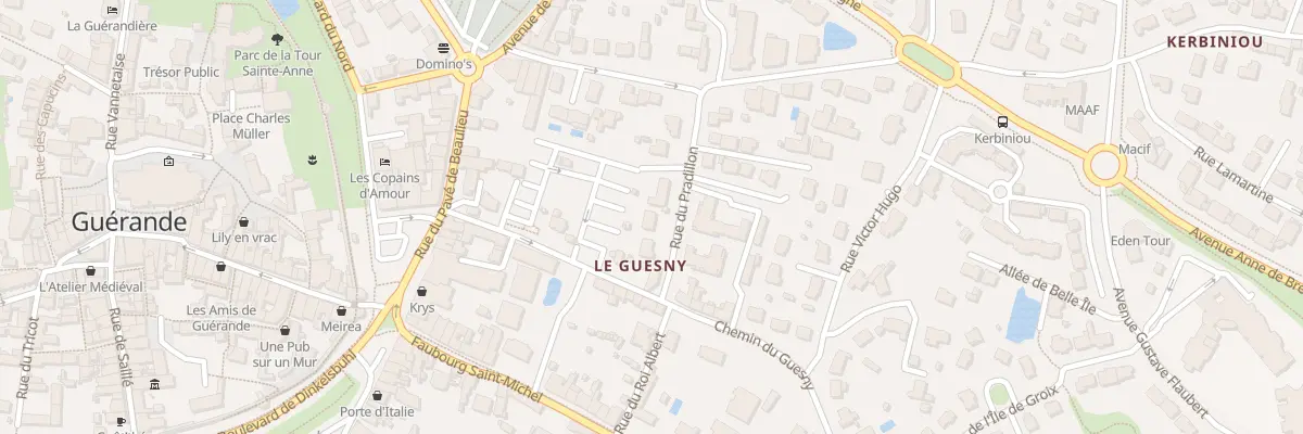 Plan du 5 Che du Pradillon à Guérande